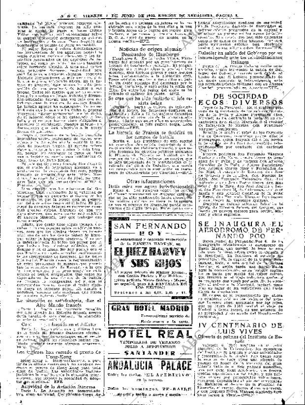 ABC SEVILLA 07-06-1940 página 5