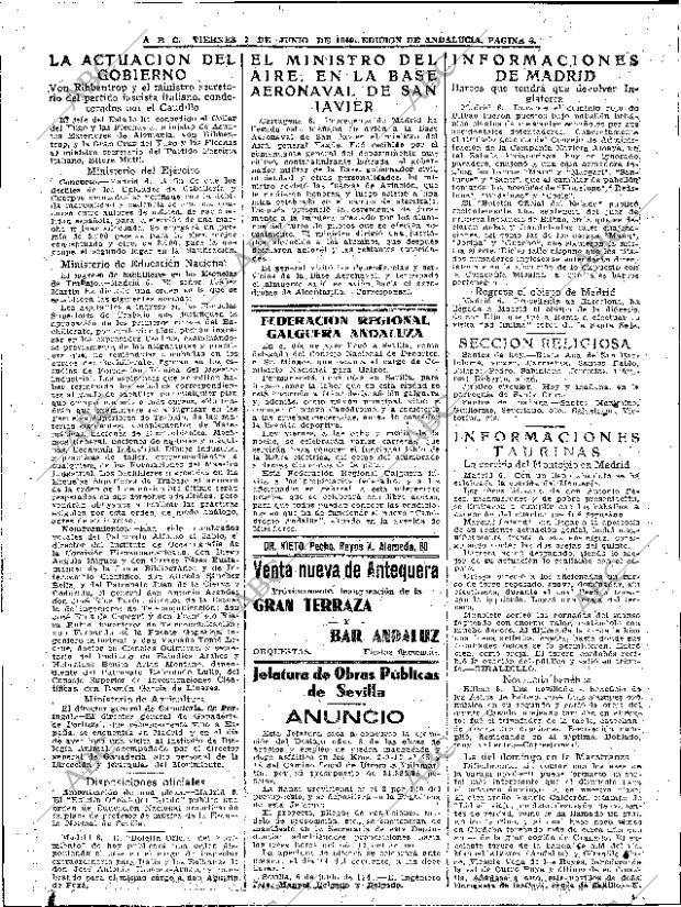 ABC SEVILLA 07-06-1940 página 6