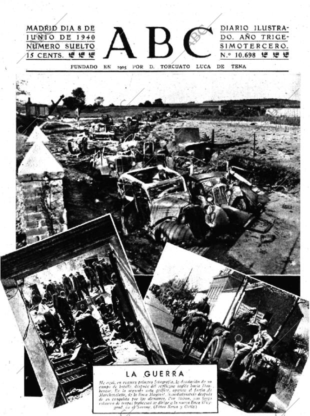 ABC MADRID 08-06-1940 página 1