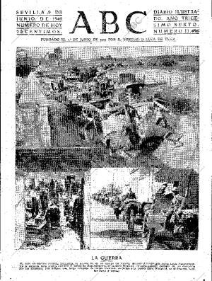 ABC SEVILLA 09-06-1940 página 1