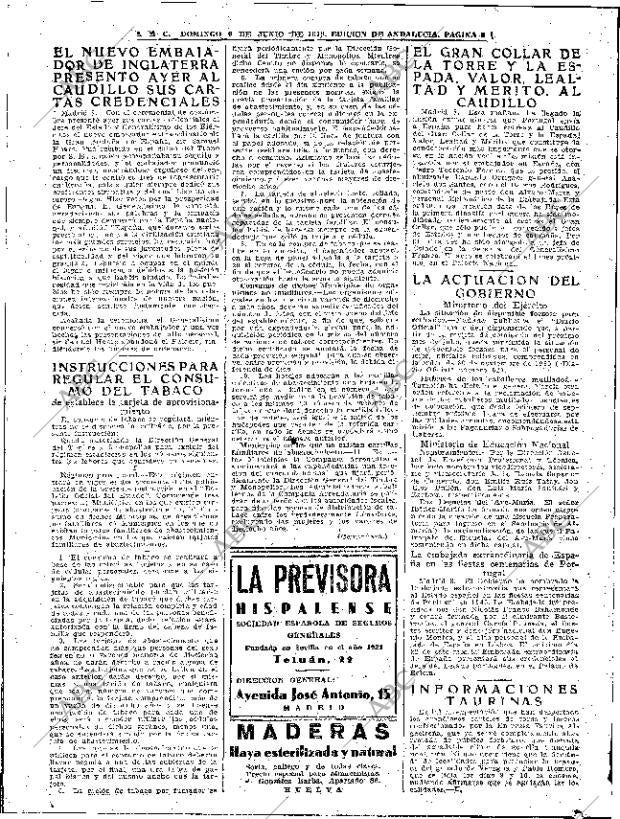 ABC SEVILLA 09-06-1940 página 6