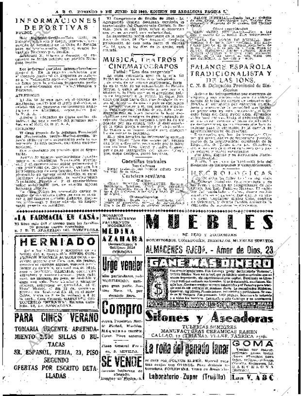ABC SEVILLA 09-06-1940 página 7