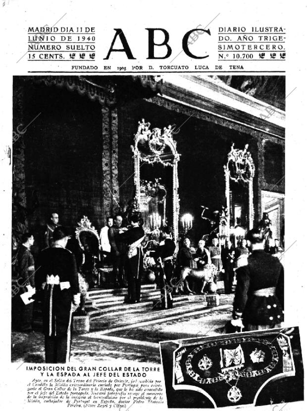 ABC MADRID 11-06-1940 página 1