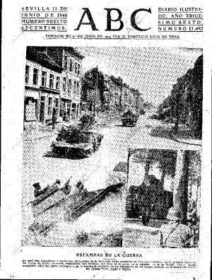 ABC SEVILLA 11-06-1940 página 1