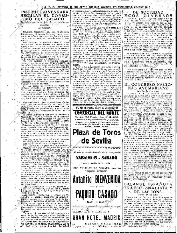 ABC SEVILLA 11-06-1940 página 10