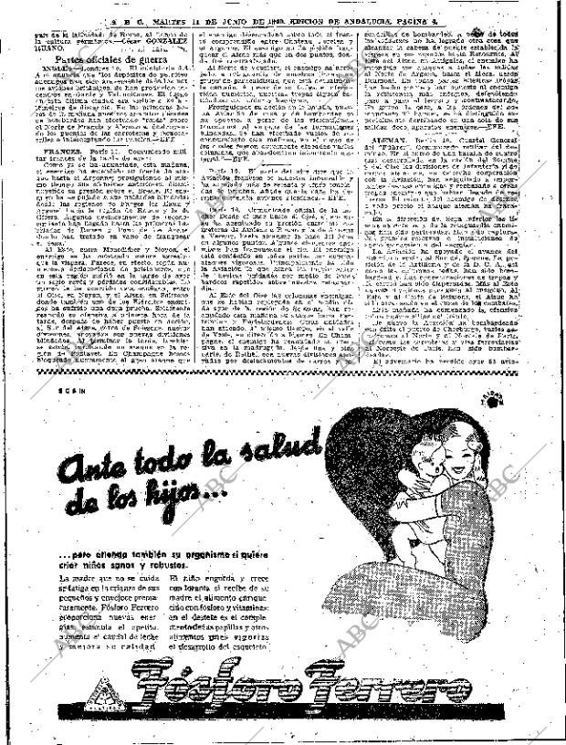 ABC SEVILLA 11-06-1940 página 4