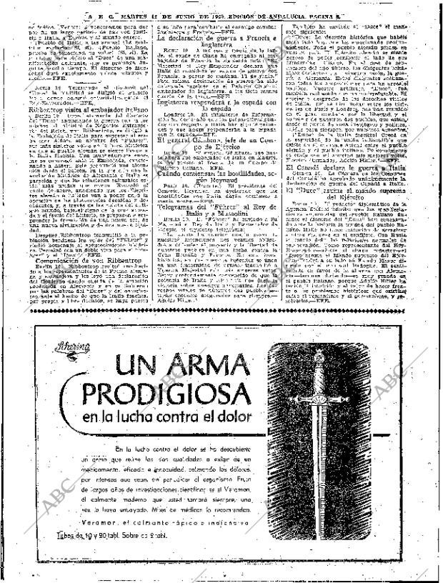 ABC SEVILLA 11-06-1940 página 6