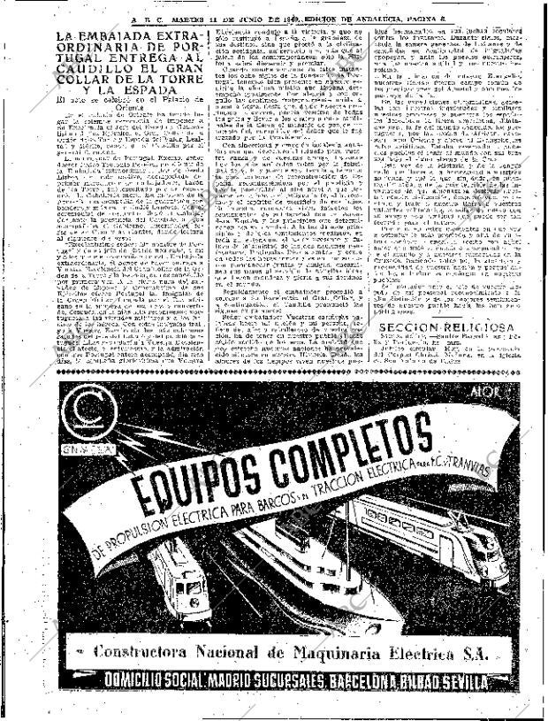 ABC SEVILLA 11-06-1940 página 8
