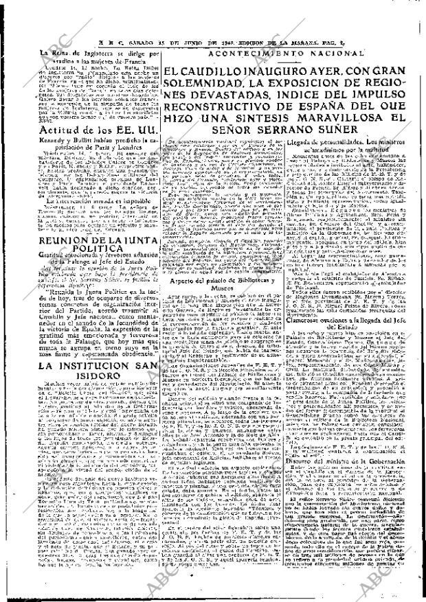 ABC MADRID 15-06-1940 página 7