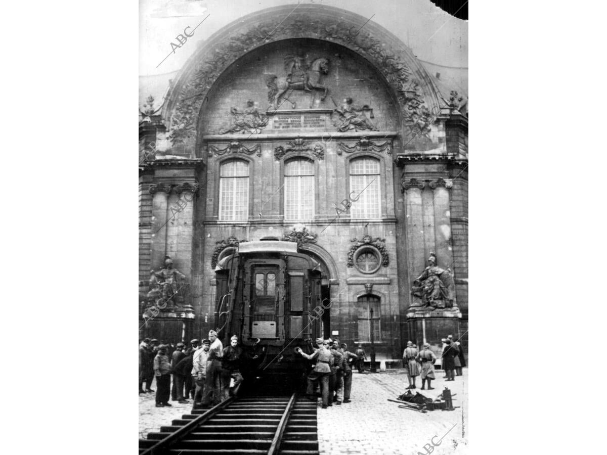 el vagón Dónde se Firmó el armisticio tras la primera Guerra Mundial
