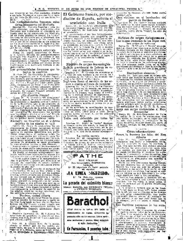 ABC SEVILLA 21-06-1940 página 5