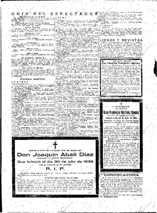 ABC MADRID 23-06-1940 página 2