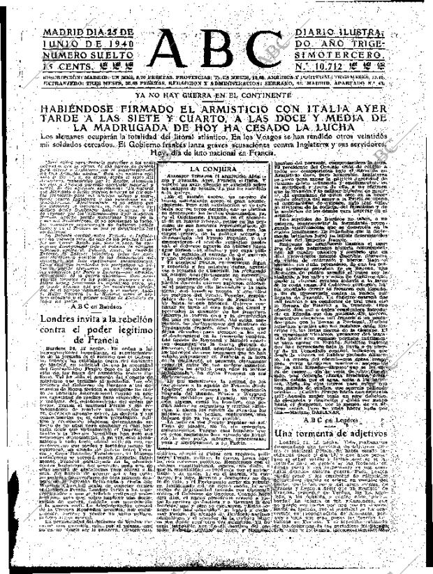 ABC MADRID 25-06-1940 página 3