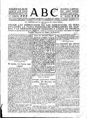 ABC MADRID 26-06-1940 página 3