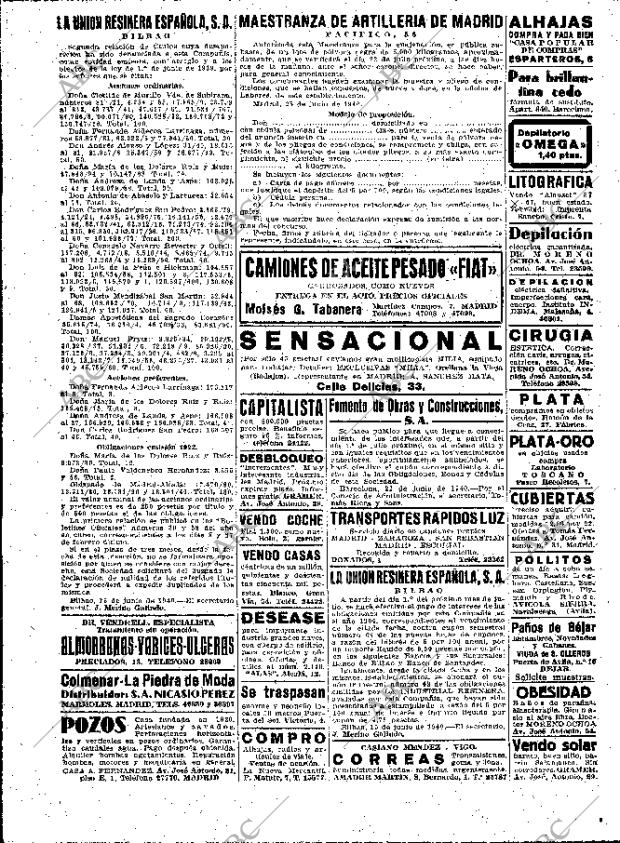 ABC MADRID 28-06-1940 página 8