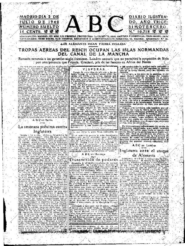 ABC MADRID 02-07-1940 página 3