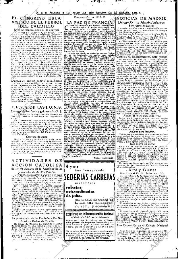ABC MADRID 02-07-1940 página 7