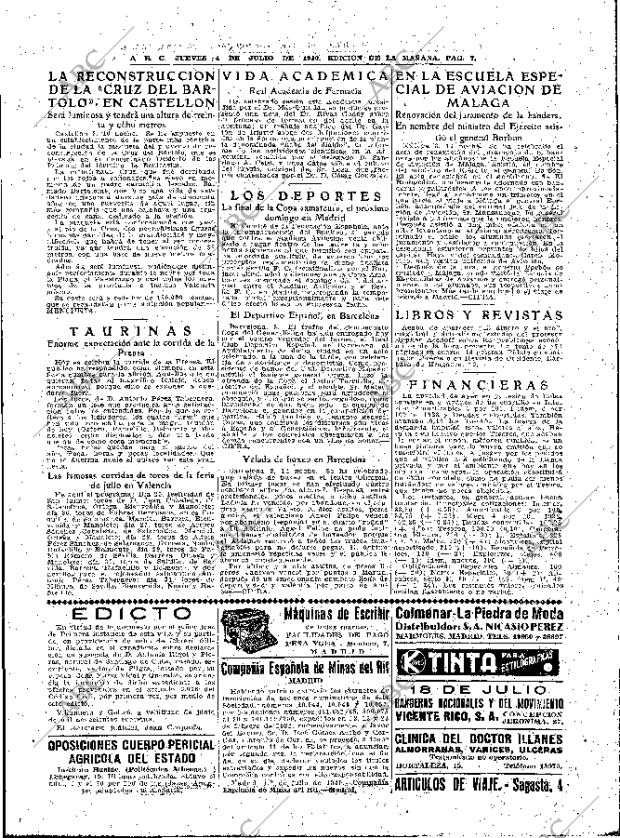 ABC MADRID 04-07-1940 página 7