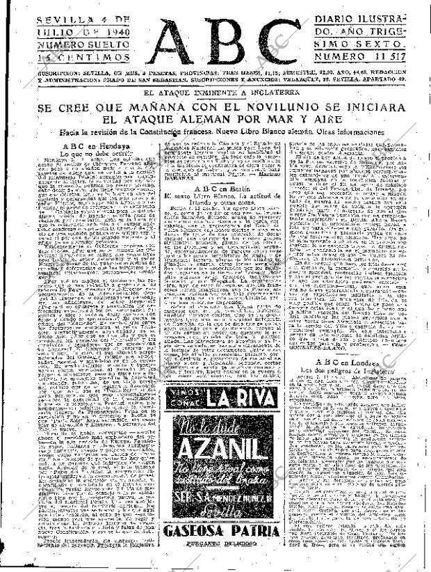 ABC SEVILLA 04-07-1940 página 3