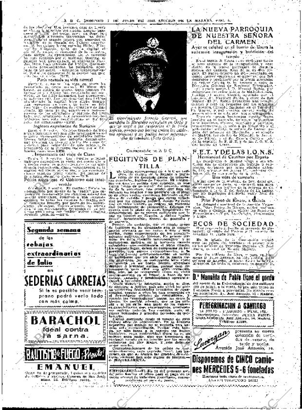 ABC MADRID 07-07-1940 página 5