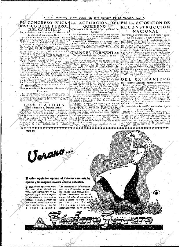 ABC MADRID 07-07-1940 página 6
