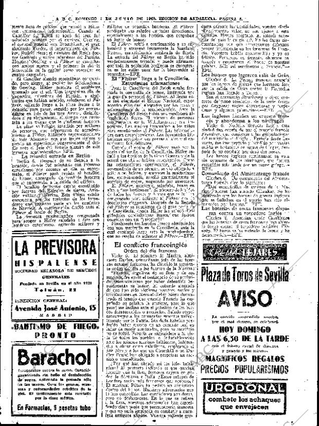 ABC SEVILLA 07-07-1940 página 5