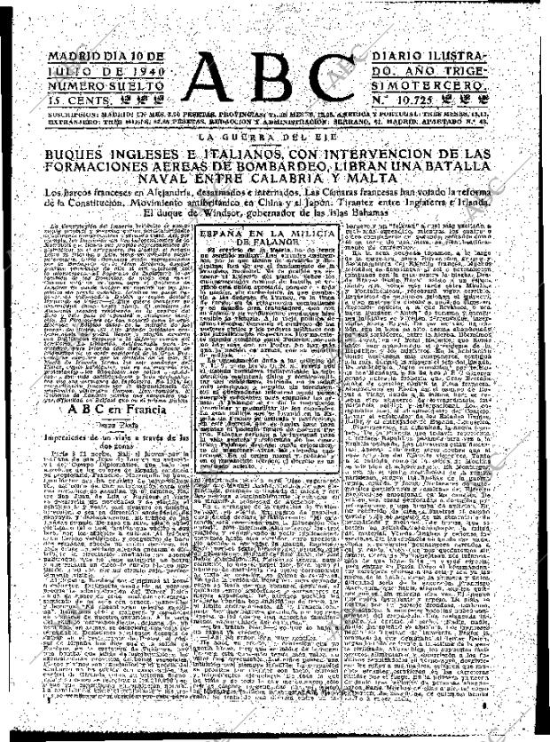 ABC MADRID 10-07-1940 página 3