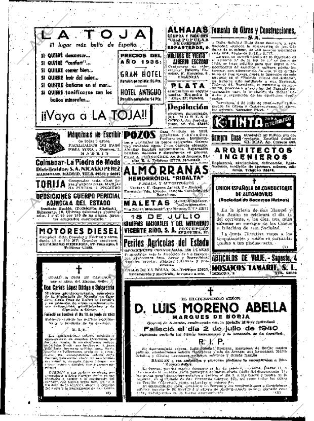 ABC MADRID 10-07-1940 página 8