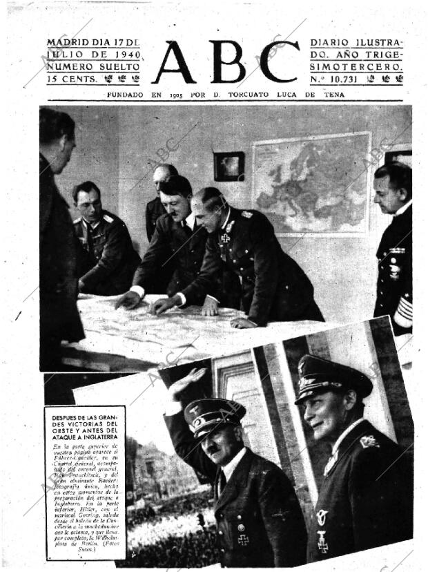 ABC MADRID 17-07-1940 página 1