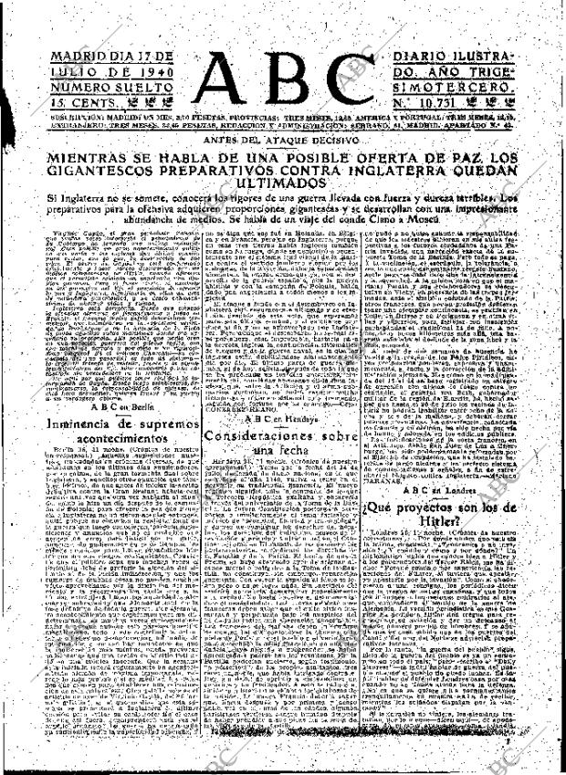 ABC MADRID 17-07-1940 página 3