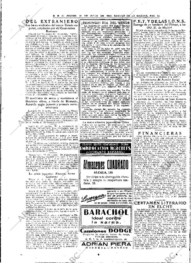 ABC MADRID 18-07-1940 página 21