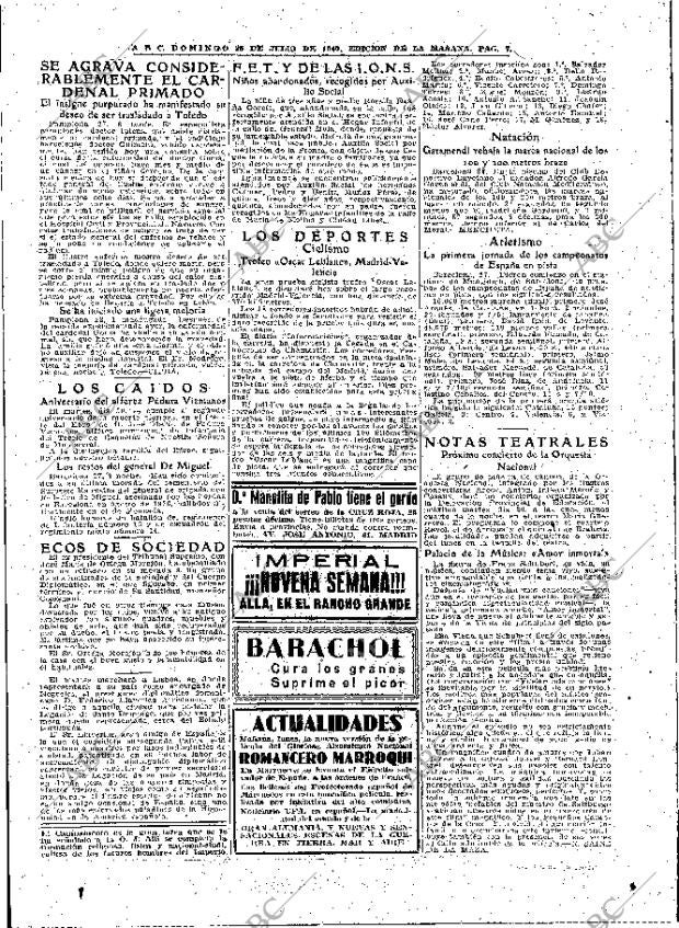 ABC MADRID 28-07-1940 página 7