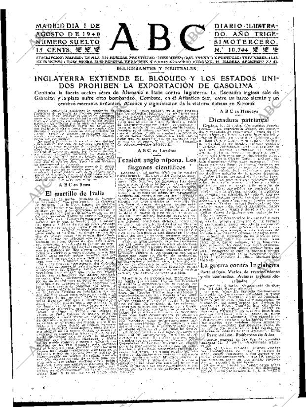 ABC MADRID 01-08-1940 página 3