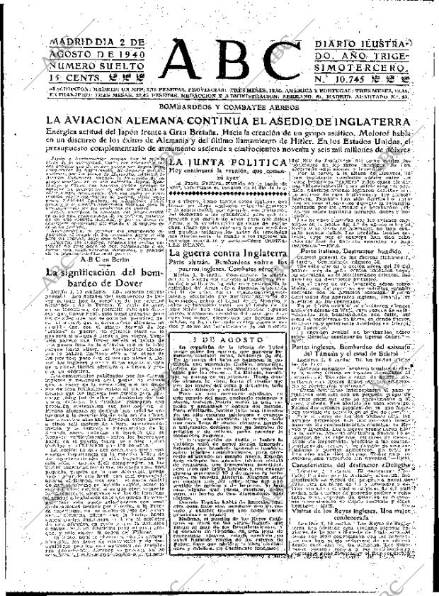 ABC MADRID 02-08-1940 página 3