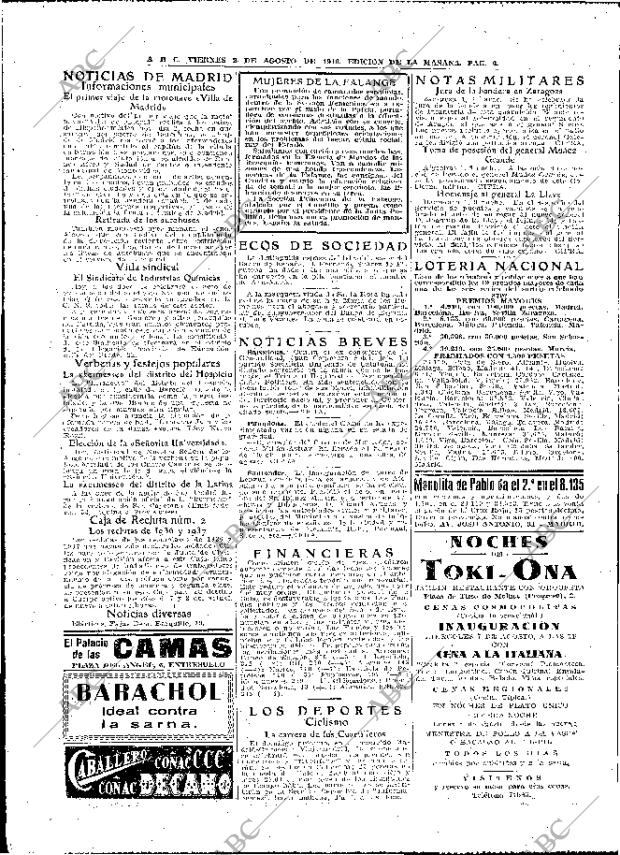 ABC MADRID 02-08-1940 página 6