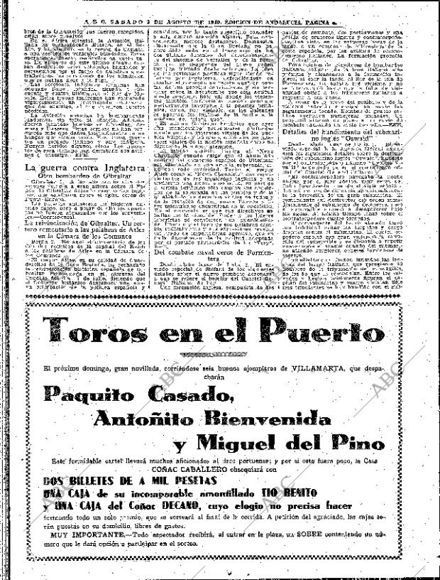 ABC SEVILLA 03-08-1940 página 4