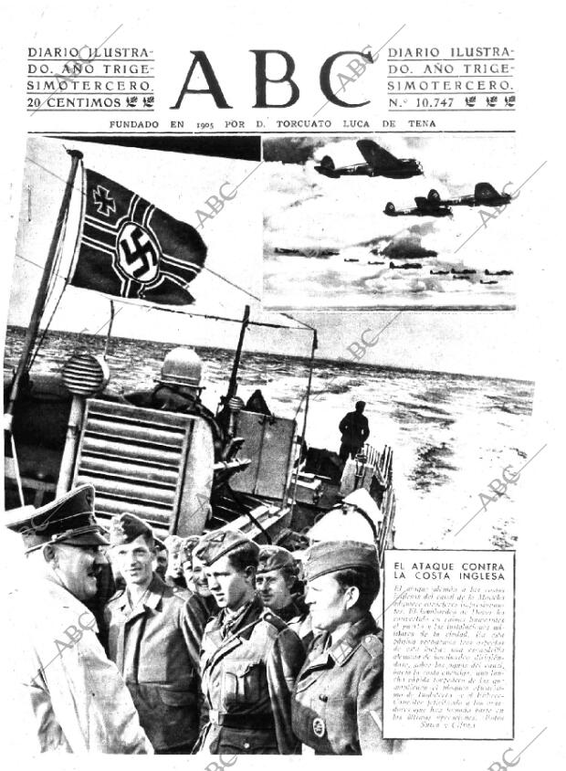 ABC MADRID 04-08-1940 página 1