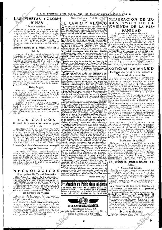 ABC MADRID 04-08-1940 página 9
