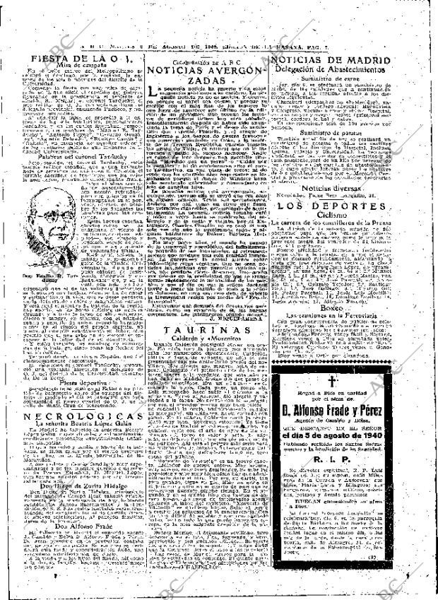ABC MADRID 06-08-1940 página 7