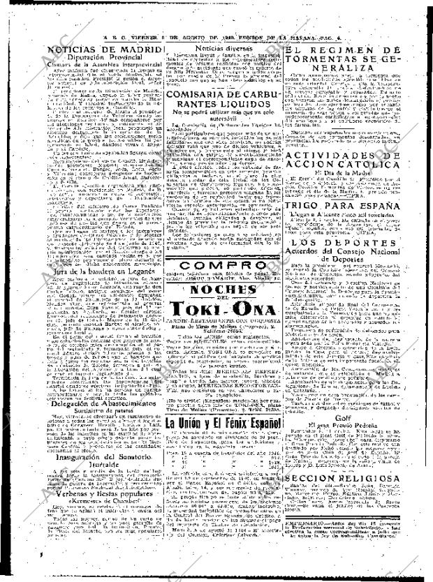 ABC MADRID 09-08-1940 página 6