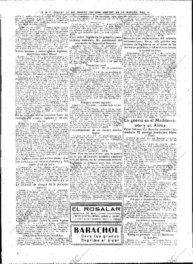 ABC MADRID 15-08-1940 página 4