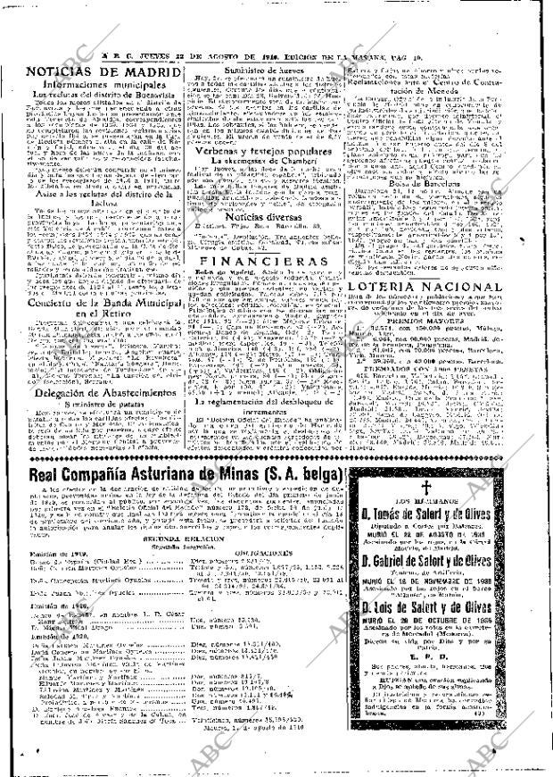 ABC MADRID 22-08-1940 página 10