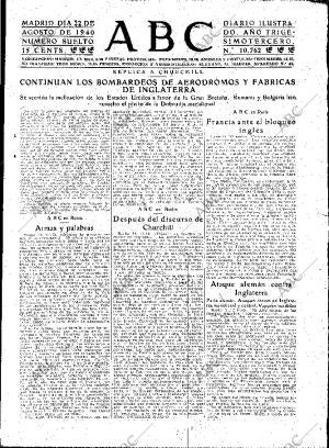 ABC MADRID 22-08-1940 página 5