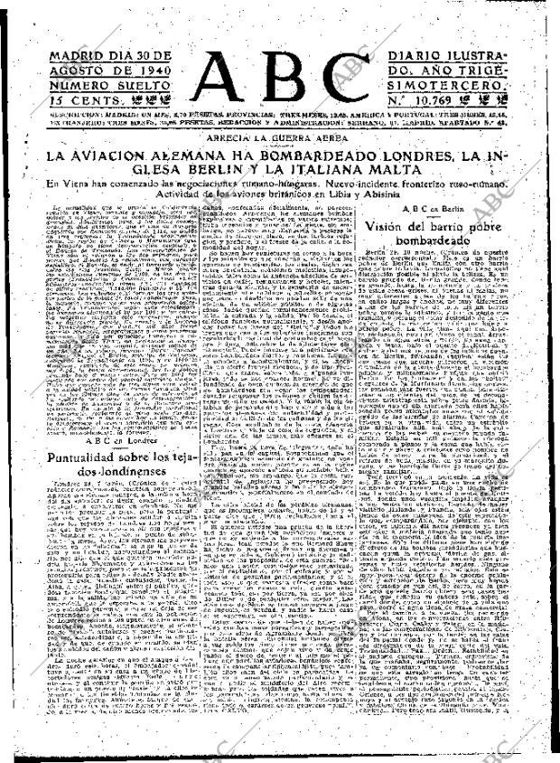 ABC MADRID 30-08-1940 página 5