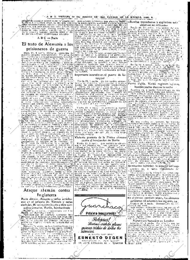 ABC MADRID 30-08-1940 página 6
