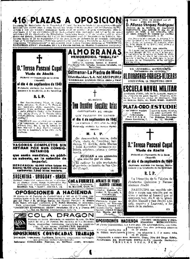 ABC MADRID 06-09-1940 página 8