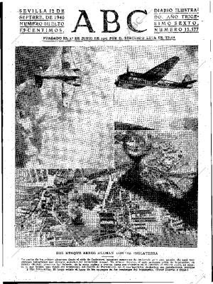 ABC SEVILLA 12-09-1940 página 1