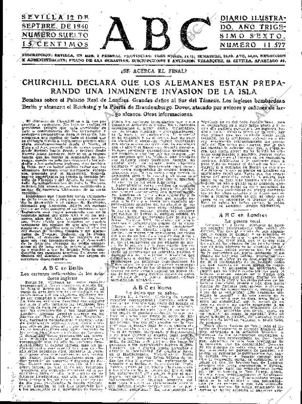 ABC SEVILLA 12-09-1940 página 3