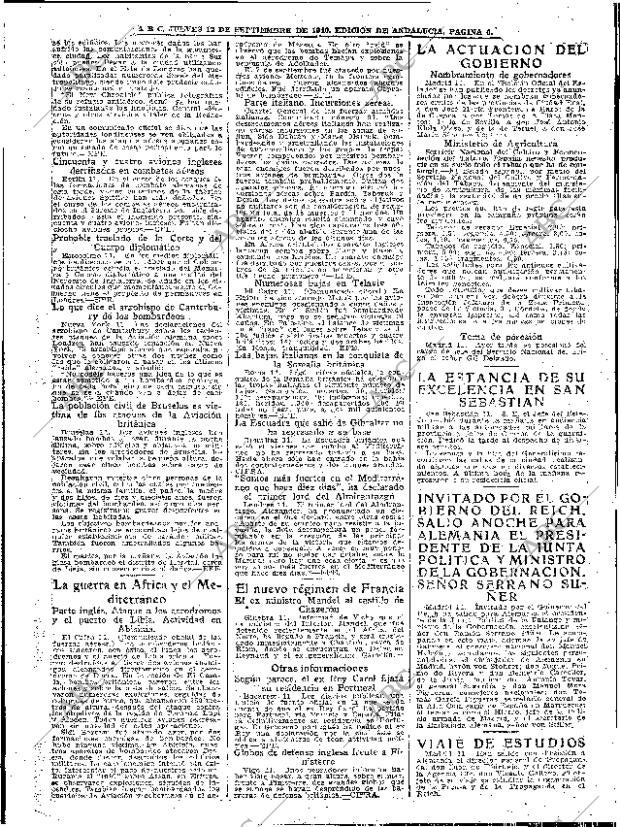 ABC SEVILLA 12-09-1940 página 6
