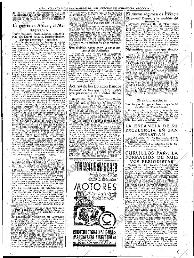 ABC SEVILLA 13-09-1940 página 5